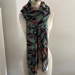 Figue Printed Ikat Scarf